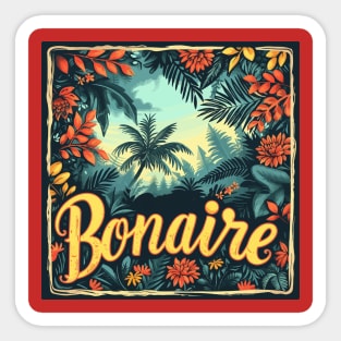 Bonaire Island Design Sticker